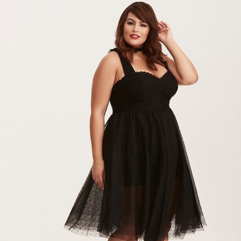 Bnwt Torrid Polka Dot Retro Chic Dress size 20